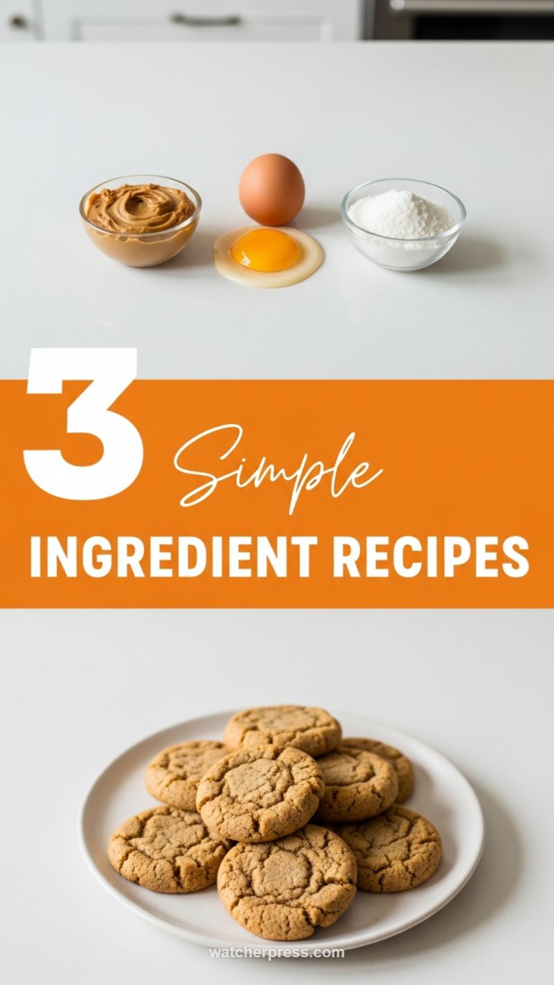 The Classic 3-Ingredient Peanut Butter Cookie