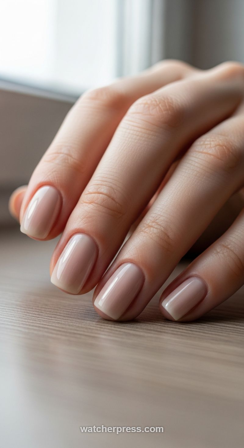 The Classic Ombre: Mastering the Sheer 'Baby Boomer' Manicure