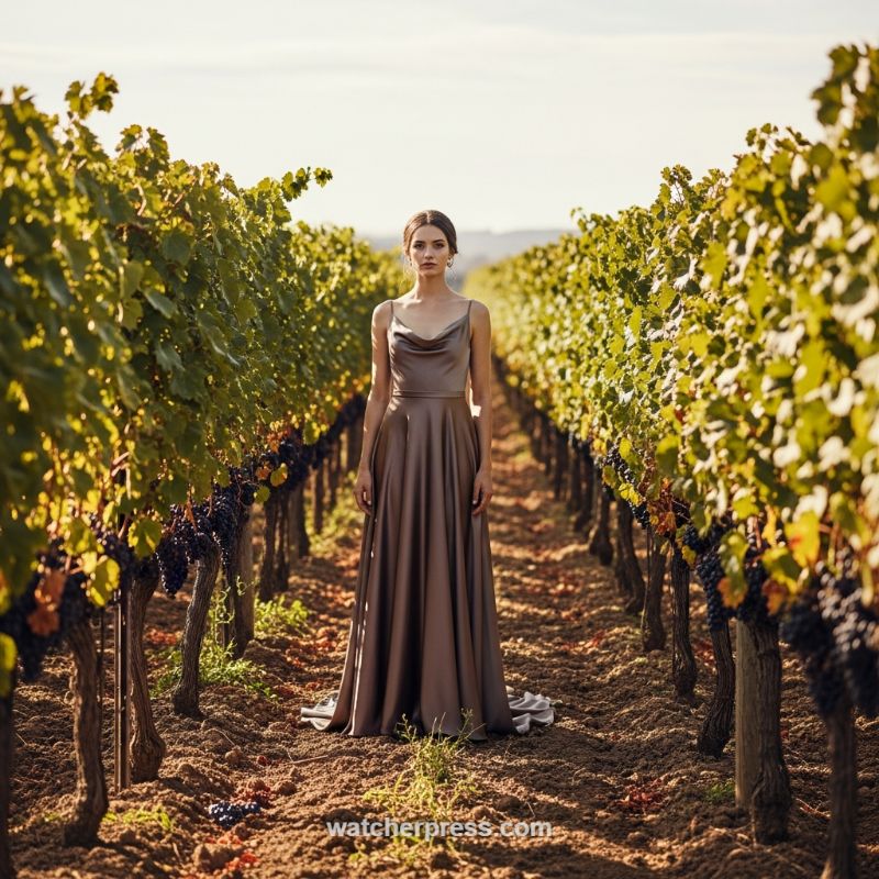 The Cowl Neck Minimalist Slip: Vineyard Vows Edition