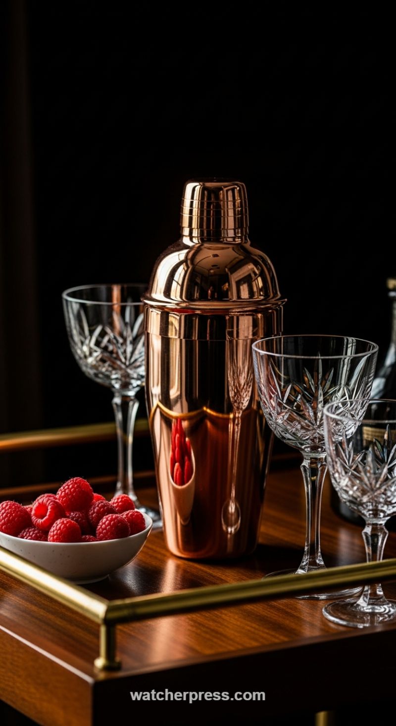 The Dark Luxury of Cocktail Hour: Mastering the Moody Bar Cart Setting