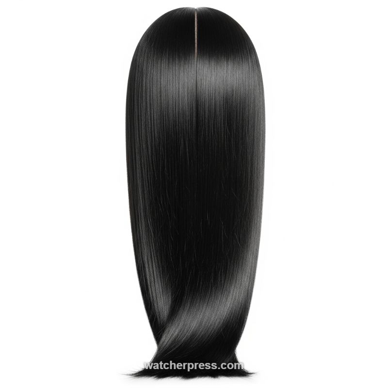 The Dominance of the Center-Parted Glass Hair Look