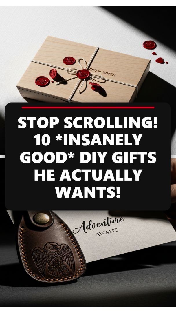 The Dual DIY: Personalized "Open When" Box Meets Rugged Embossed Leather