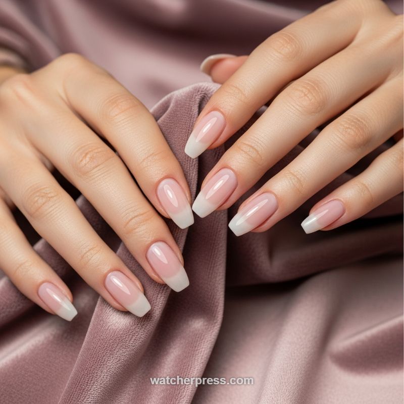The Elegant Soft Focus French Tip
