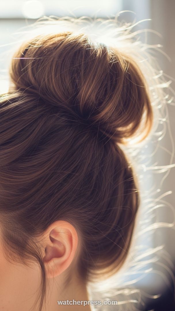 The Elevated Messy Bun: A Modern Professional Updo