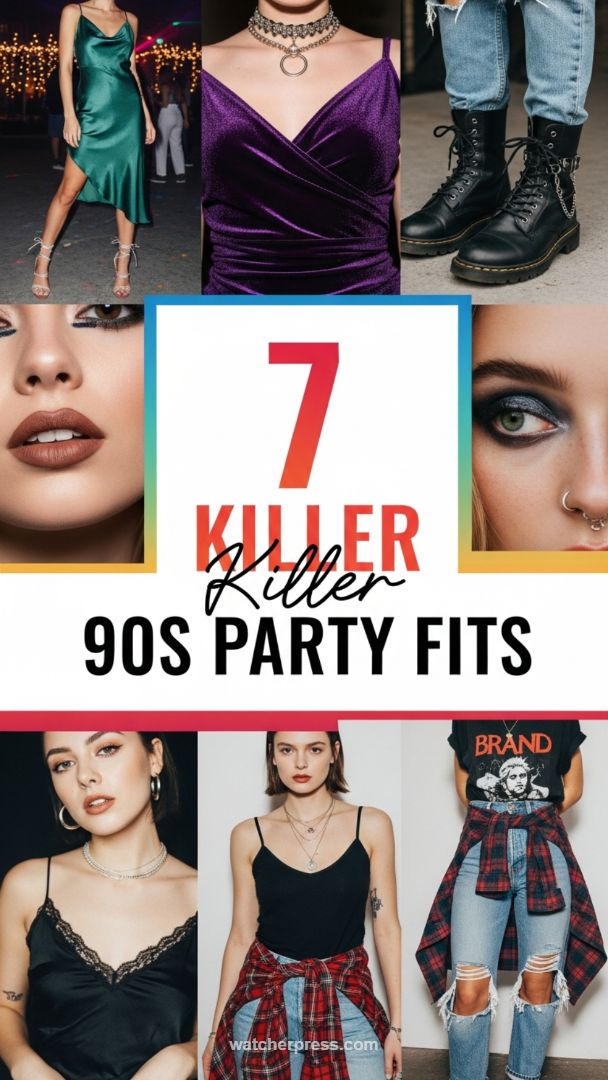 The Essential '90s Revival: Utilizing Slip Dresses and Grunge Basics for Modern Versatility.