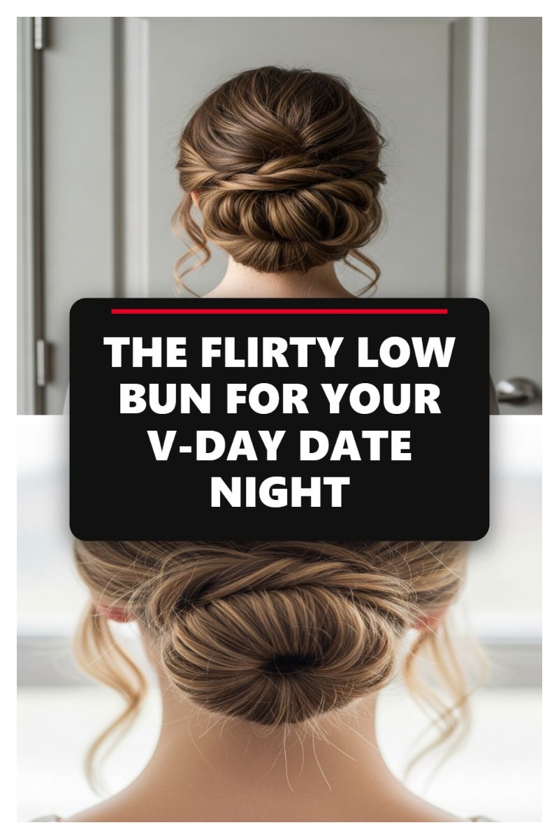 THE FLIRTY LOW BUN FOR YOUR V-DAY DATE NIGHT
