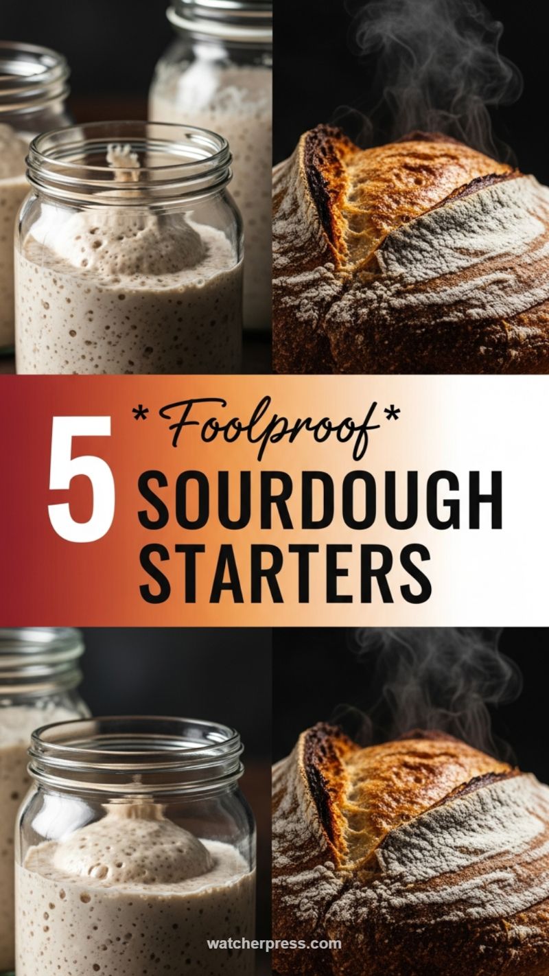 The Foundation of Flavor: 5 Foolproof Sourdough Starters