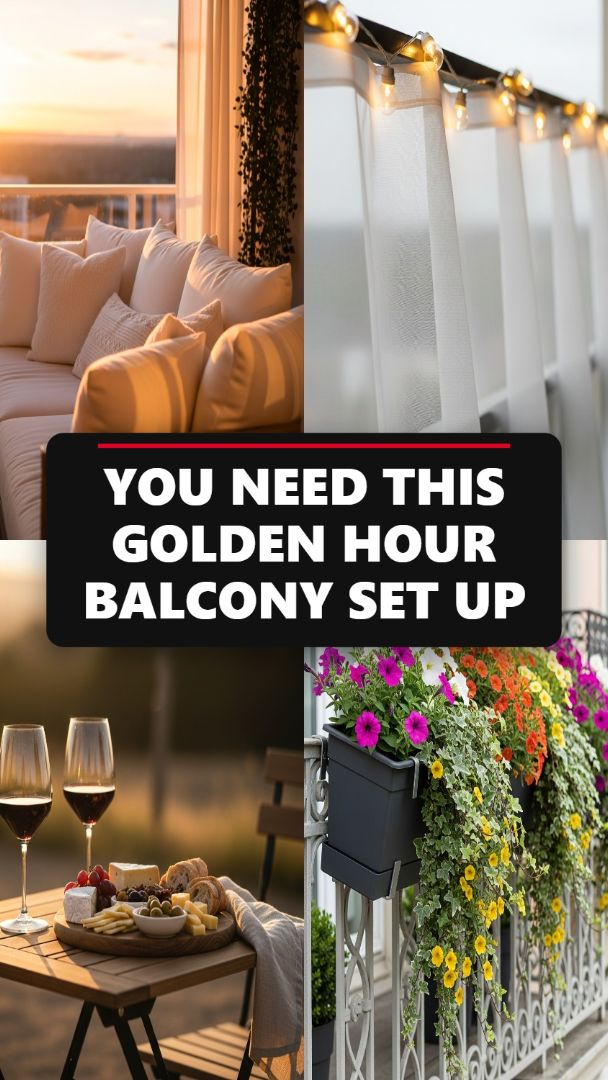 The Golden Hour Balcony Formula: Combining Ambiance, Comfort, and Privacy for Small Outdoor Escapes