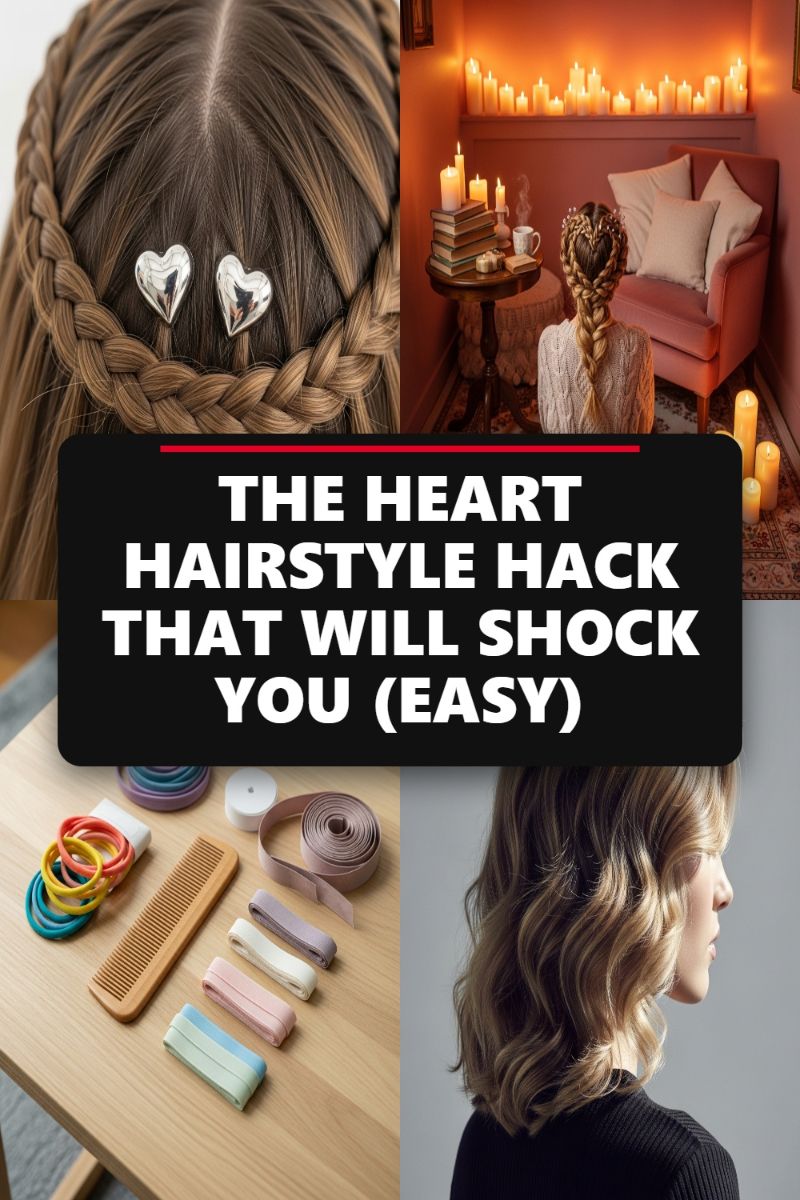 THE HEART HAIRSTYLE HACK THAT WILL SHOCK YOU (EASY)
