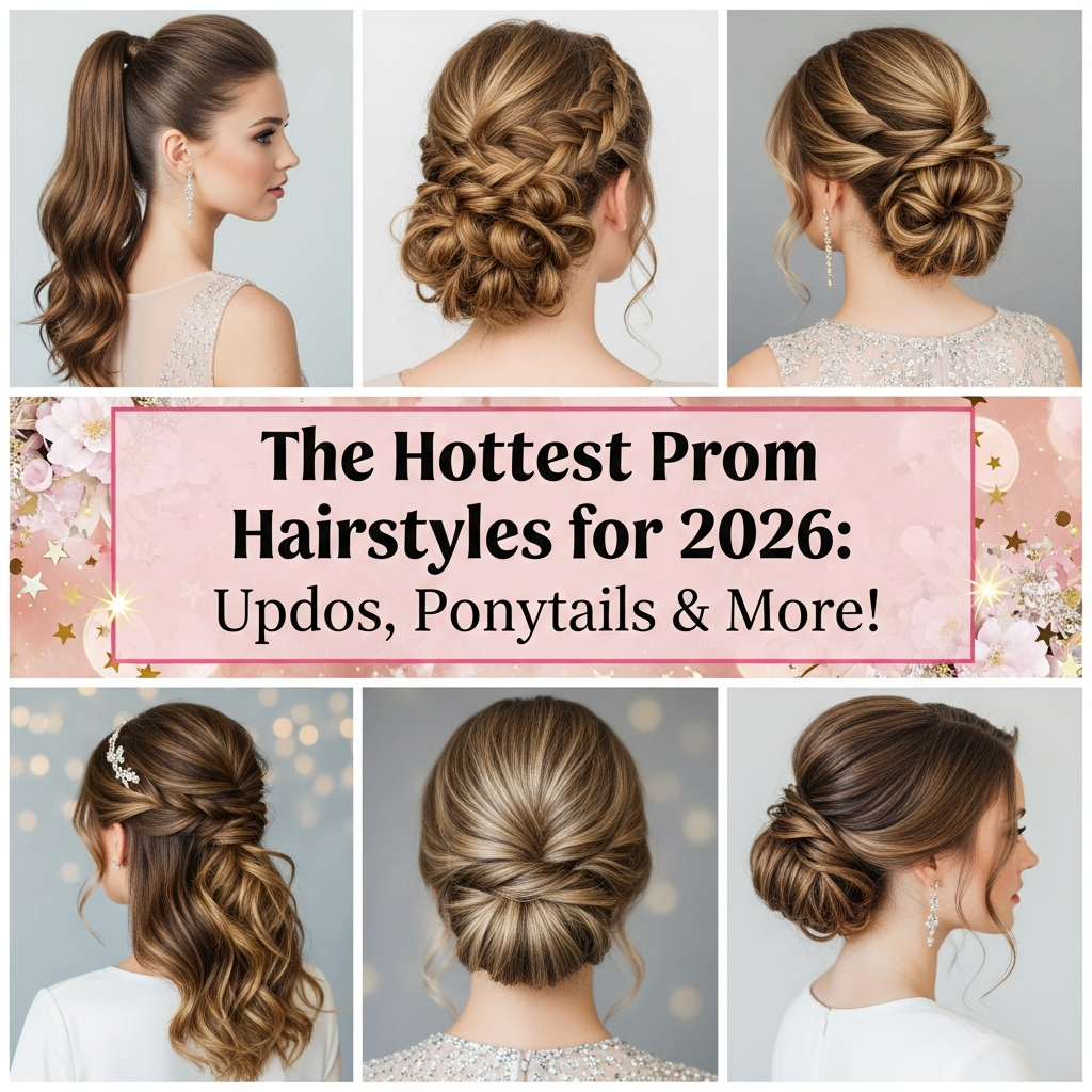 The Hottest Prom Hairstyles for 2026: Updos, Ponytails & More!