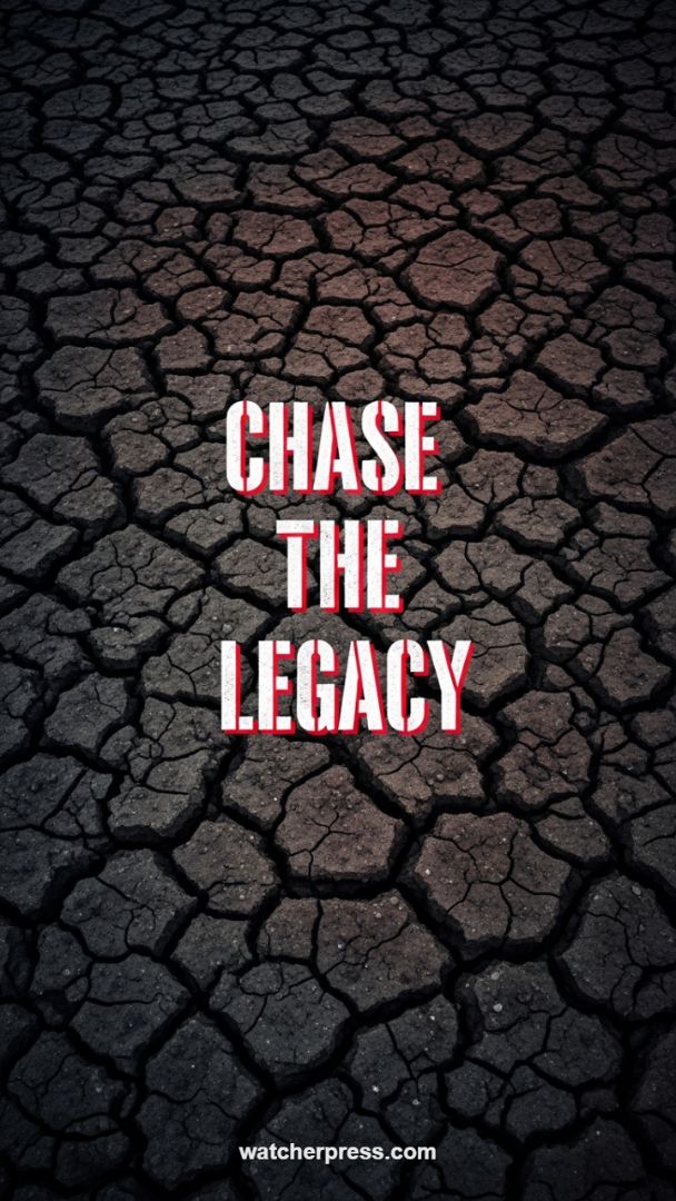 The Industrial Grit Aesthetic: "Chase the Legacy" Cracked Earth Mural