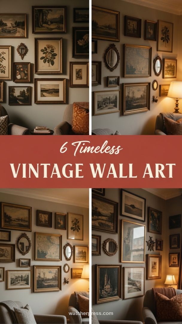 The Maximalist Salon Hang: A Timeless Vintage Art Collection Layout