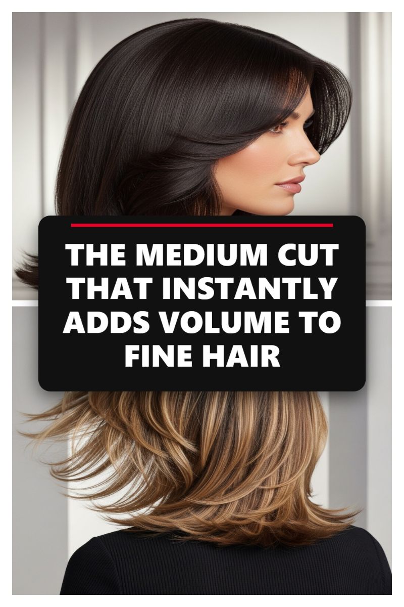 THE MEDIUM CUT THAT INSTANTLY ADDS VOLUME TO FINE HAIR