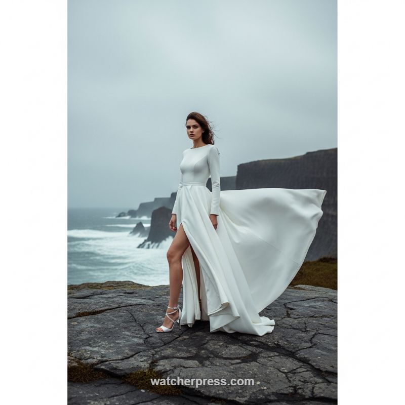 The Minimalist Gown with Maximum Drama