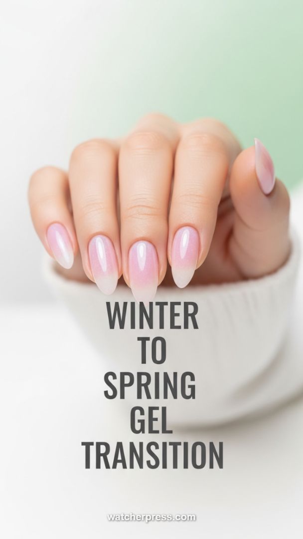 The Opalescent French Fade: Mastering the Winter-to-Spring Gel Transition