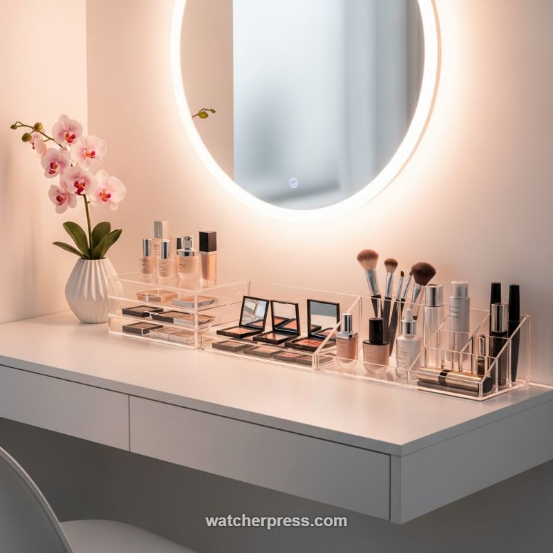 The Organized Vanity: Integrating Seasonal Elegance with Essential Structure