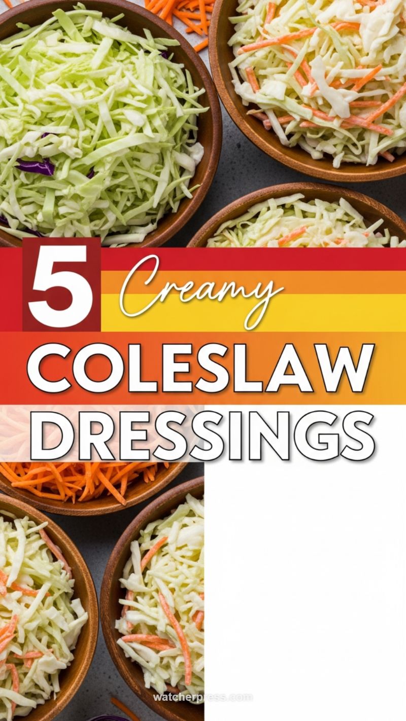 The Perfect Crunch: 5 Creamy Coleslaw Dressings that Elevate Any BBQ