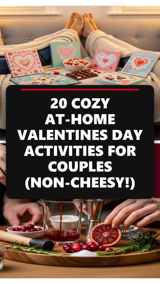 The Perfect DIY Date Night: Crafting Gourmet Cocktails and Custom Valentine Games.
