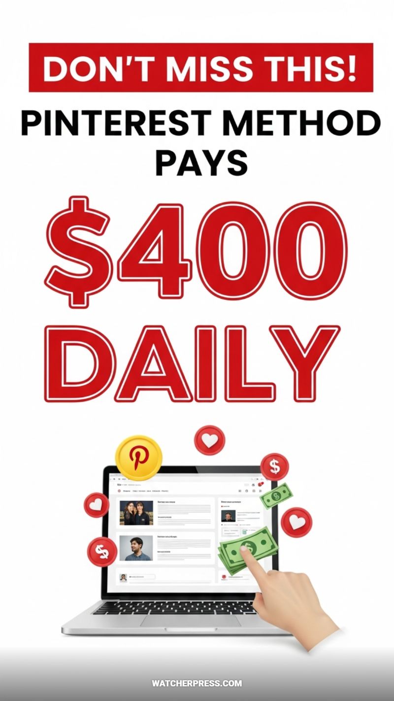 The Pinterest Method: Earning $400 Daily from Zero-Skill Pinning
