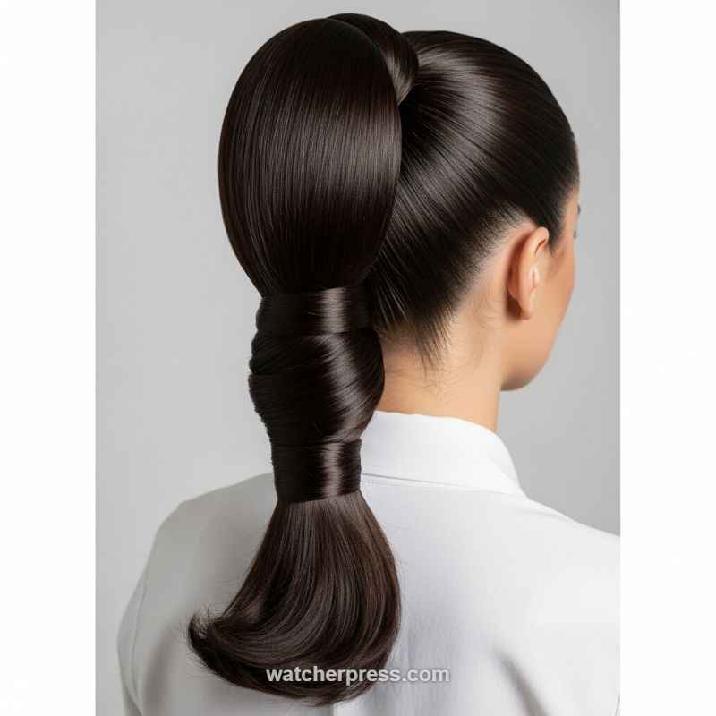 The Polished Wrap-Around Power Pony