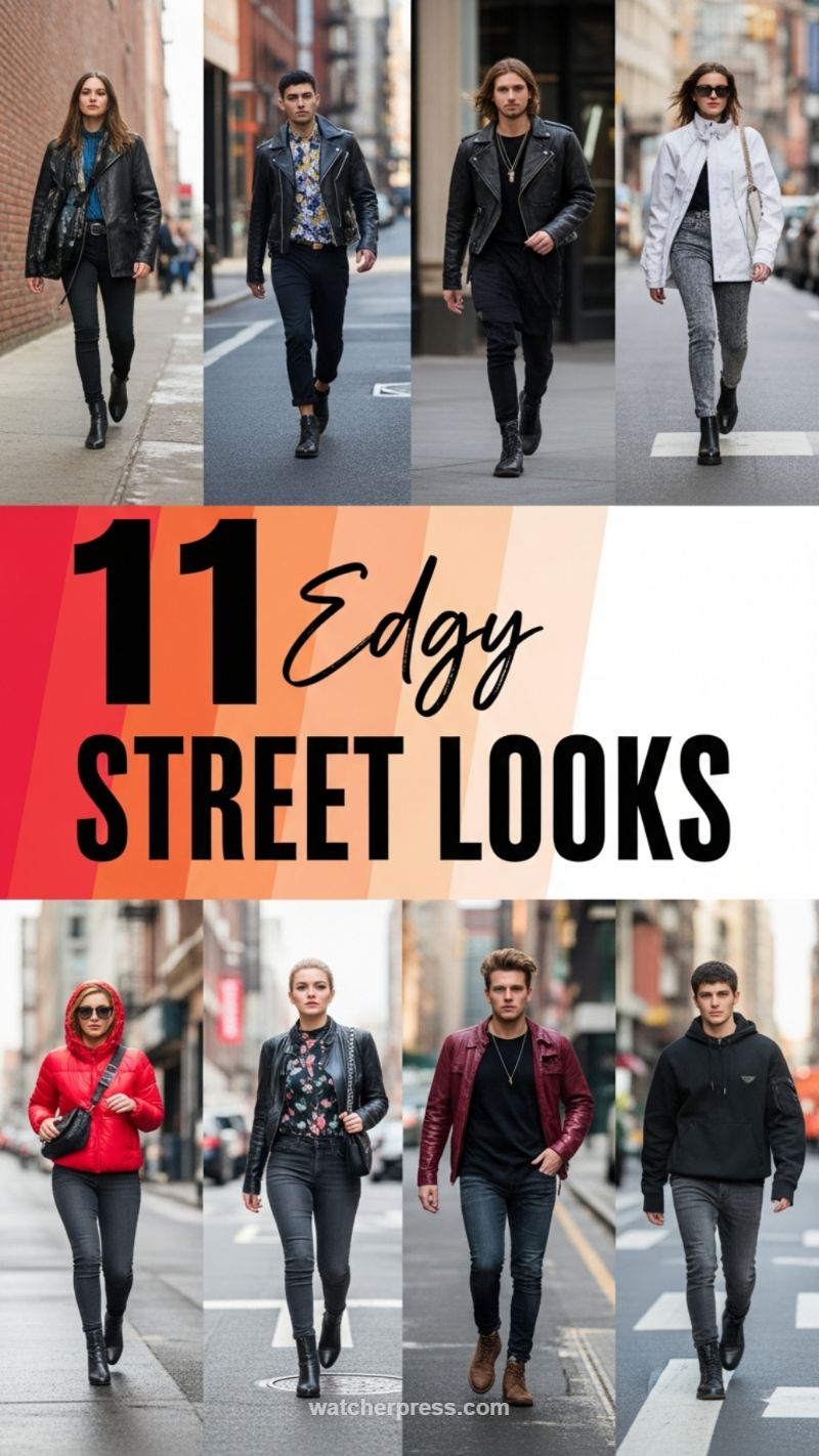 The Power of Black Leather: 11 Edgy Street Looks
