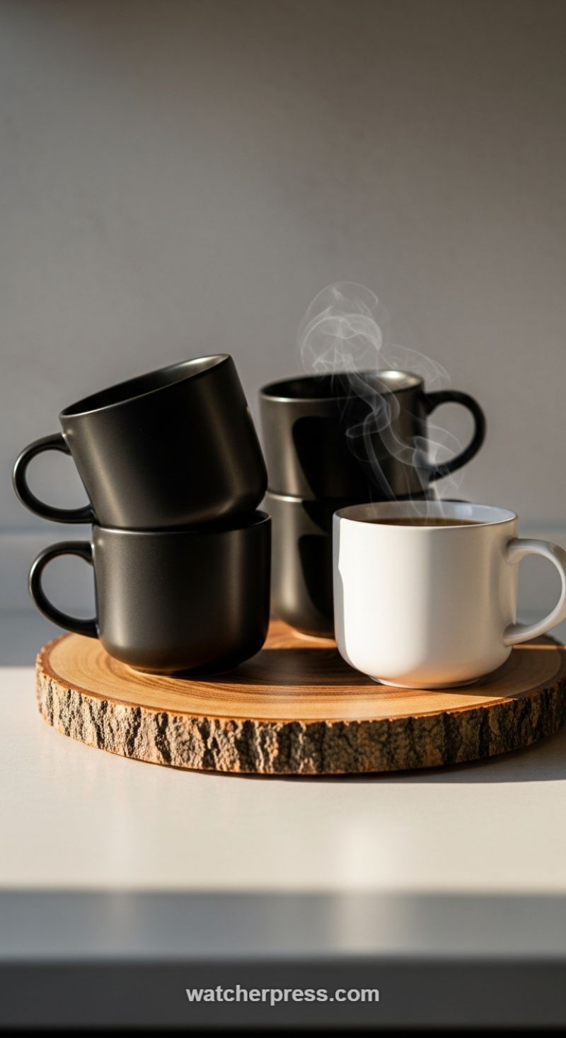 The Power of Contrasting Textures: Wood and Minimalist Ceramics