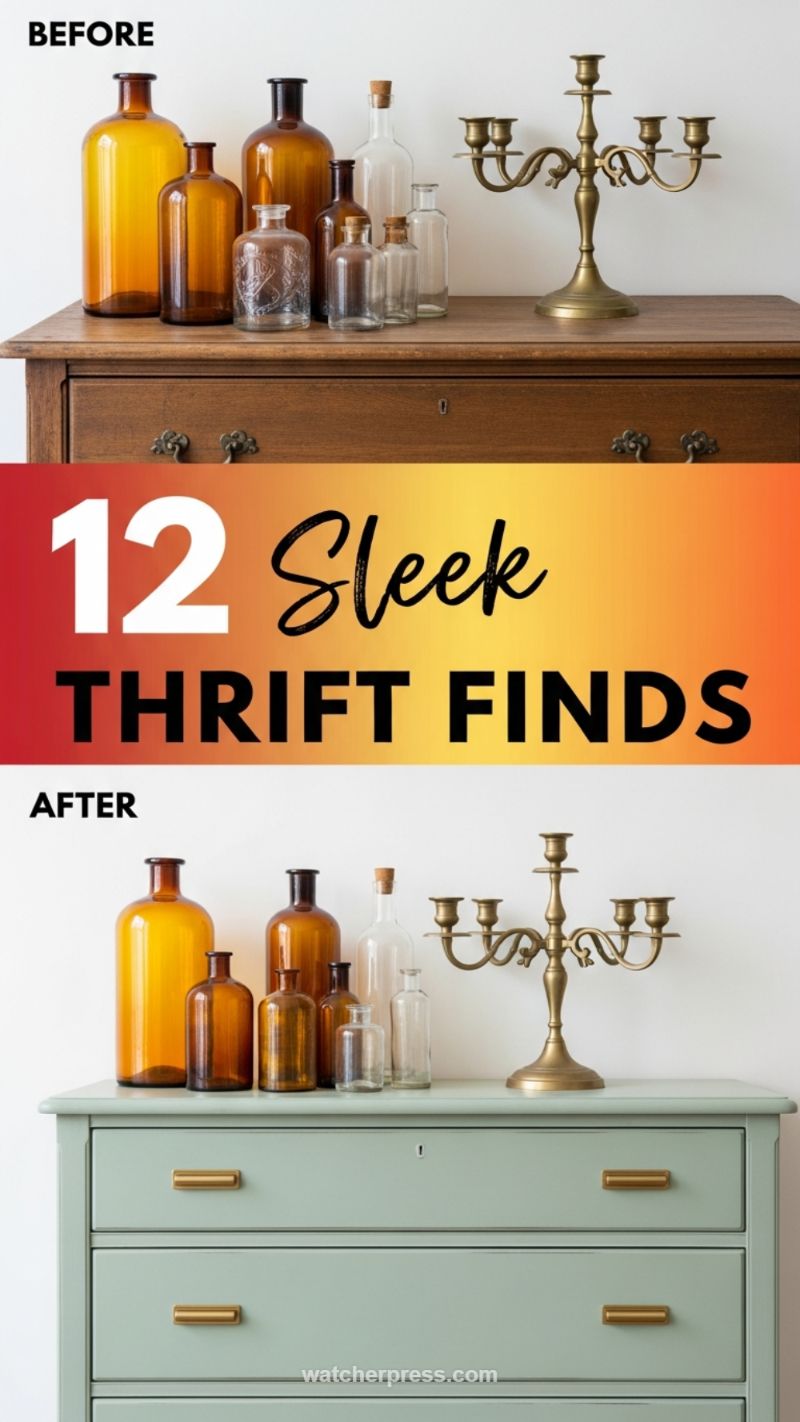 The Power of Paint: Transforming Thrifted Dressers (12 Sleek Thrift Finds)