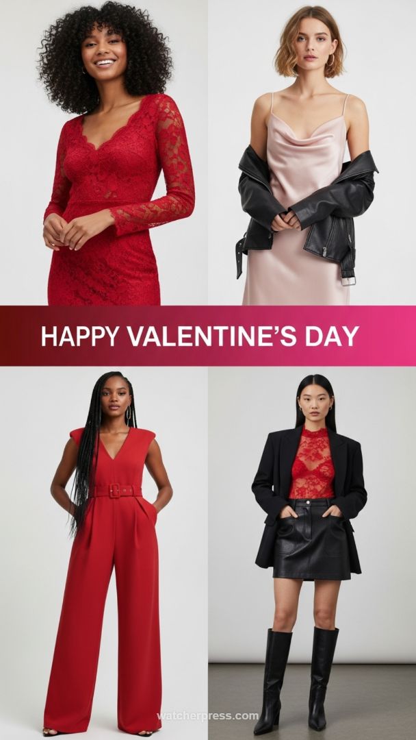 The Power of Red: Four Day-to-Night Pairings Featuring Lace, Jumpsuits, and Leather Accents