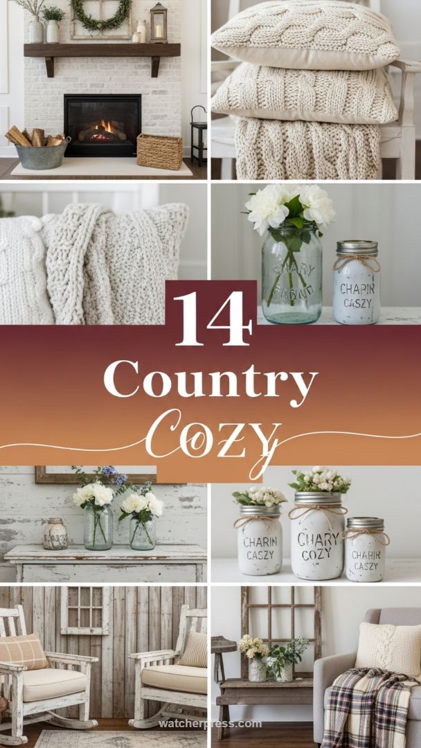 The Power of Texture: Cozy Cable Knit, Farmhouse Wood, and Budget-Friendly Mason Jar Decor