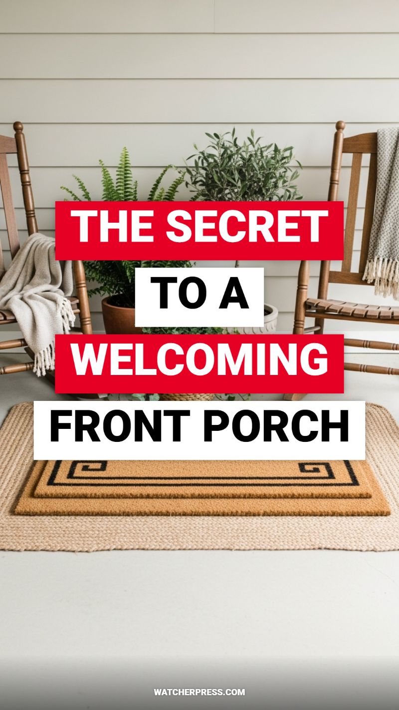 The Secret to a Welcoming Front Porch