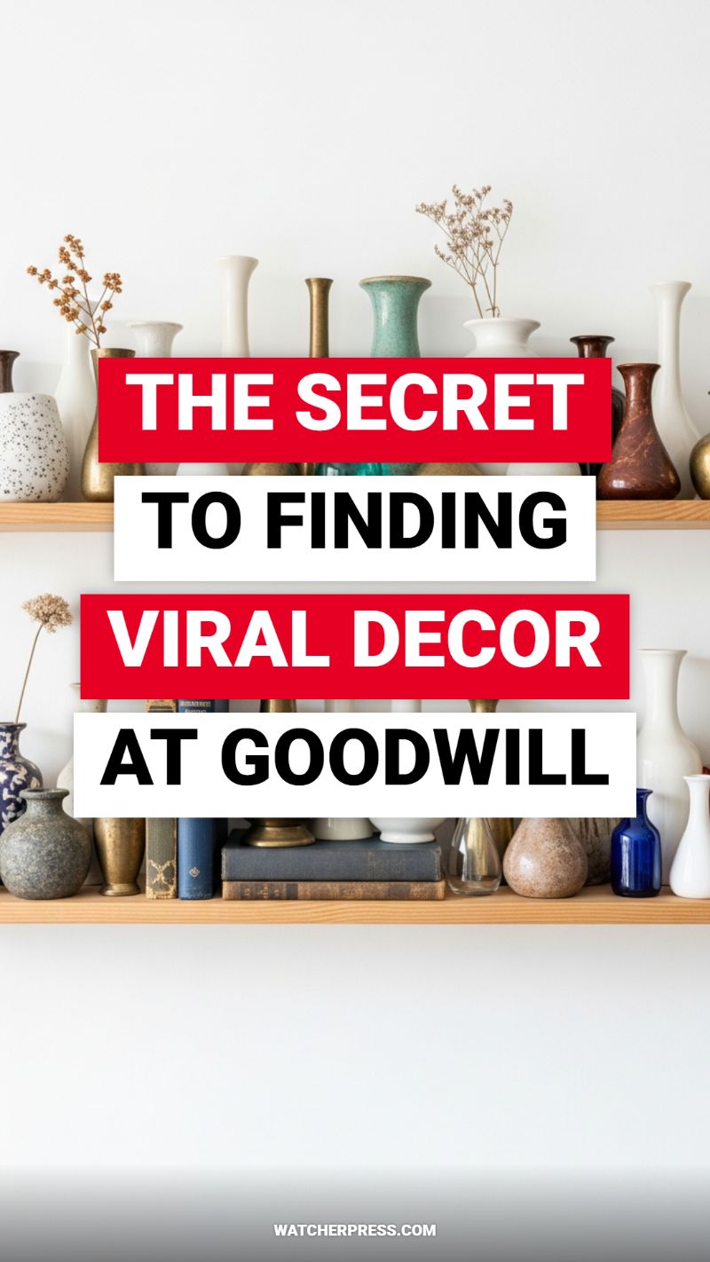 THE SECRET TO FINDING VIRAL DECOR AT GOODWILL