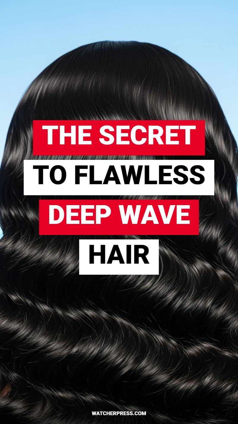 THE SECRET TO FLAWLESS DEEP WAVE HAIR
