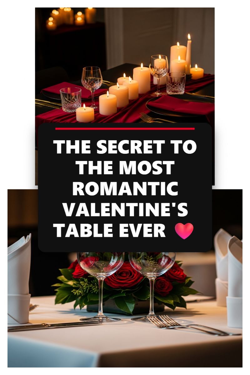 THE SECRET TO THE MOST ROMANTIC VALENTINE'S TABLE EVER