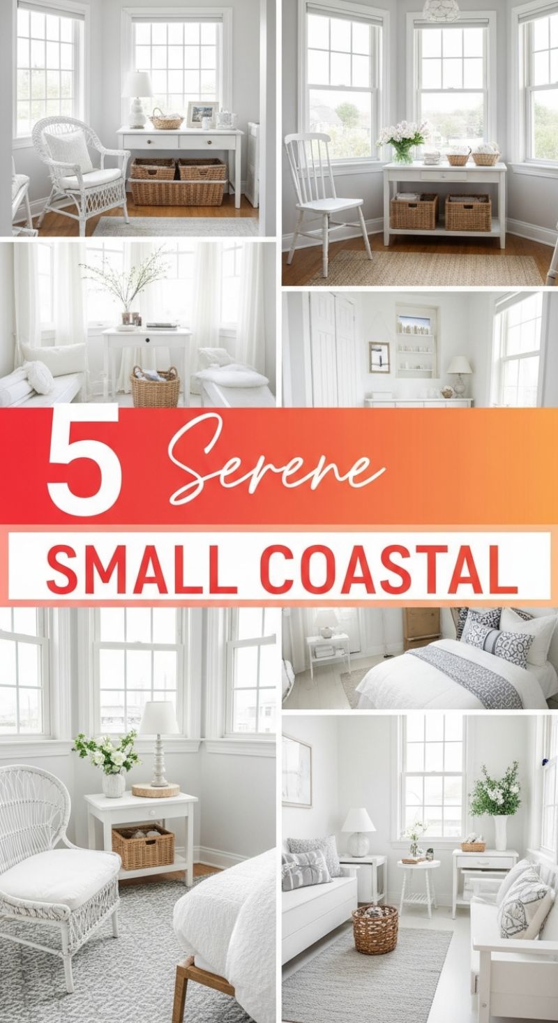 The Serene Small Coastal Makeover: Brightening Tiny Spaces