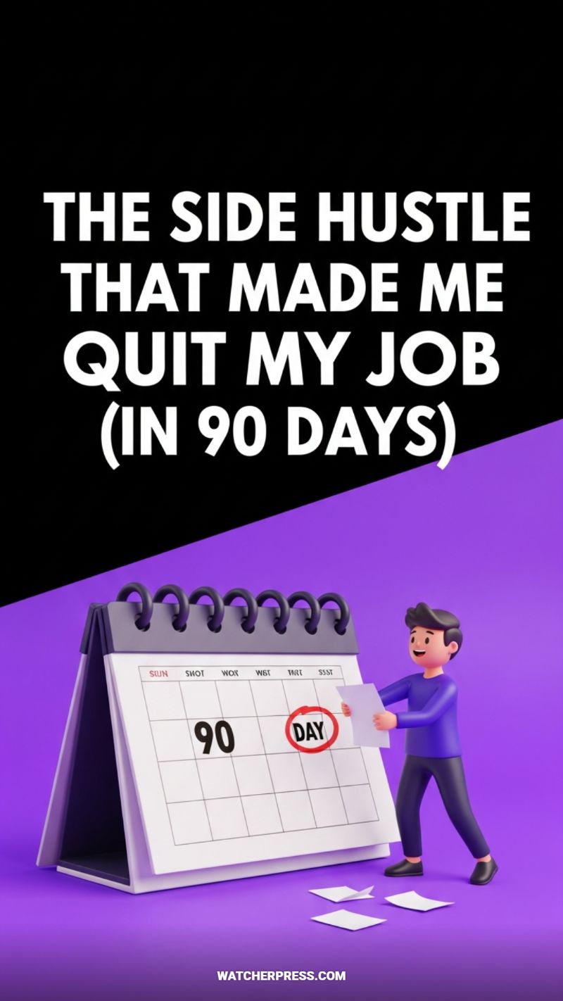 THE SIDE HUSTLE THAT MADE ME QUIT MY JOB (IN 90 DAYS)