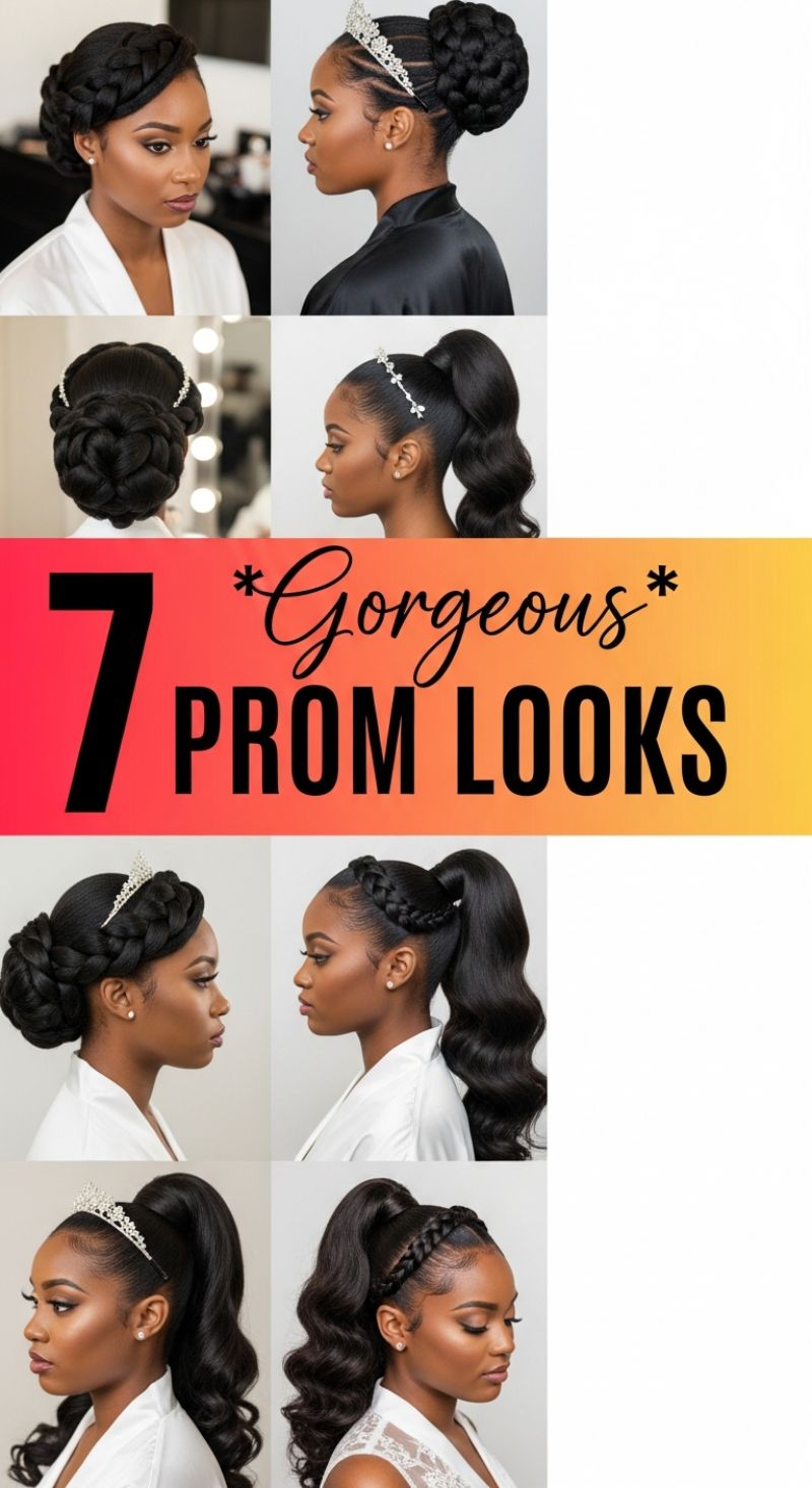 The Sleek, Structured Updo & High Pony: Your Prom-Ready Dirty Hair Secret
