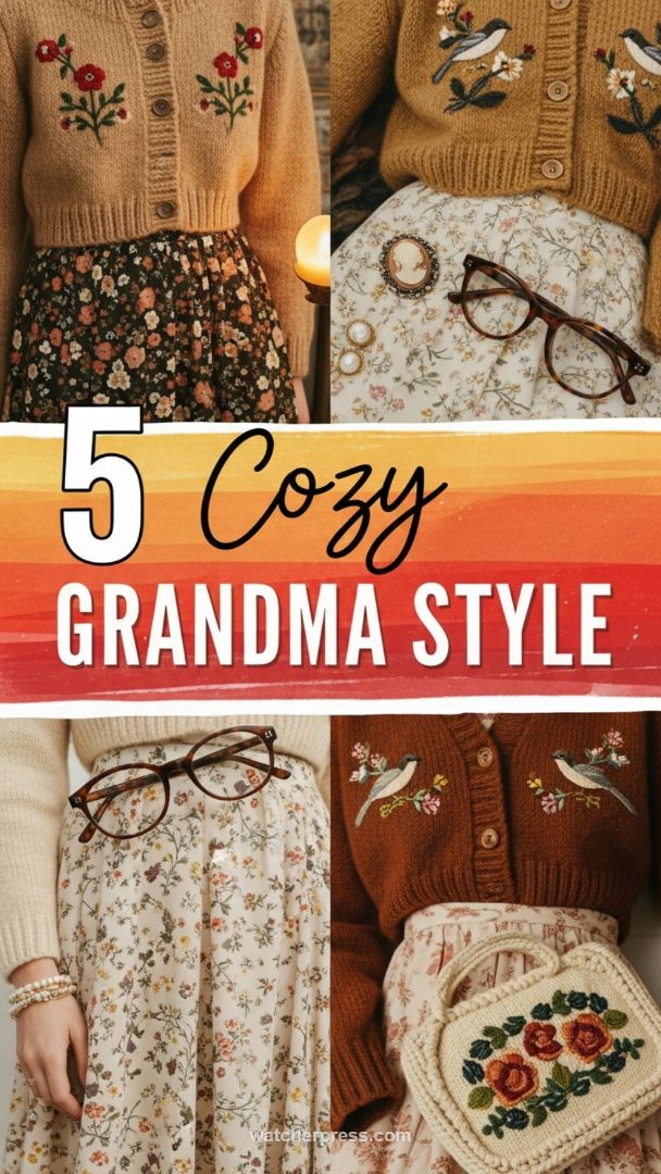 The Statement Embroidered Cardigan and Floral Midi Skirt Duo