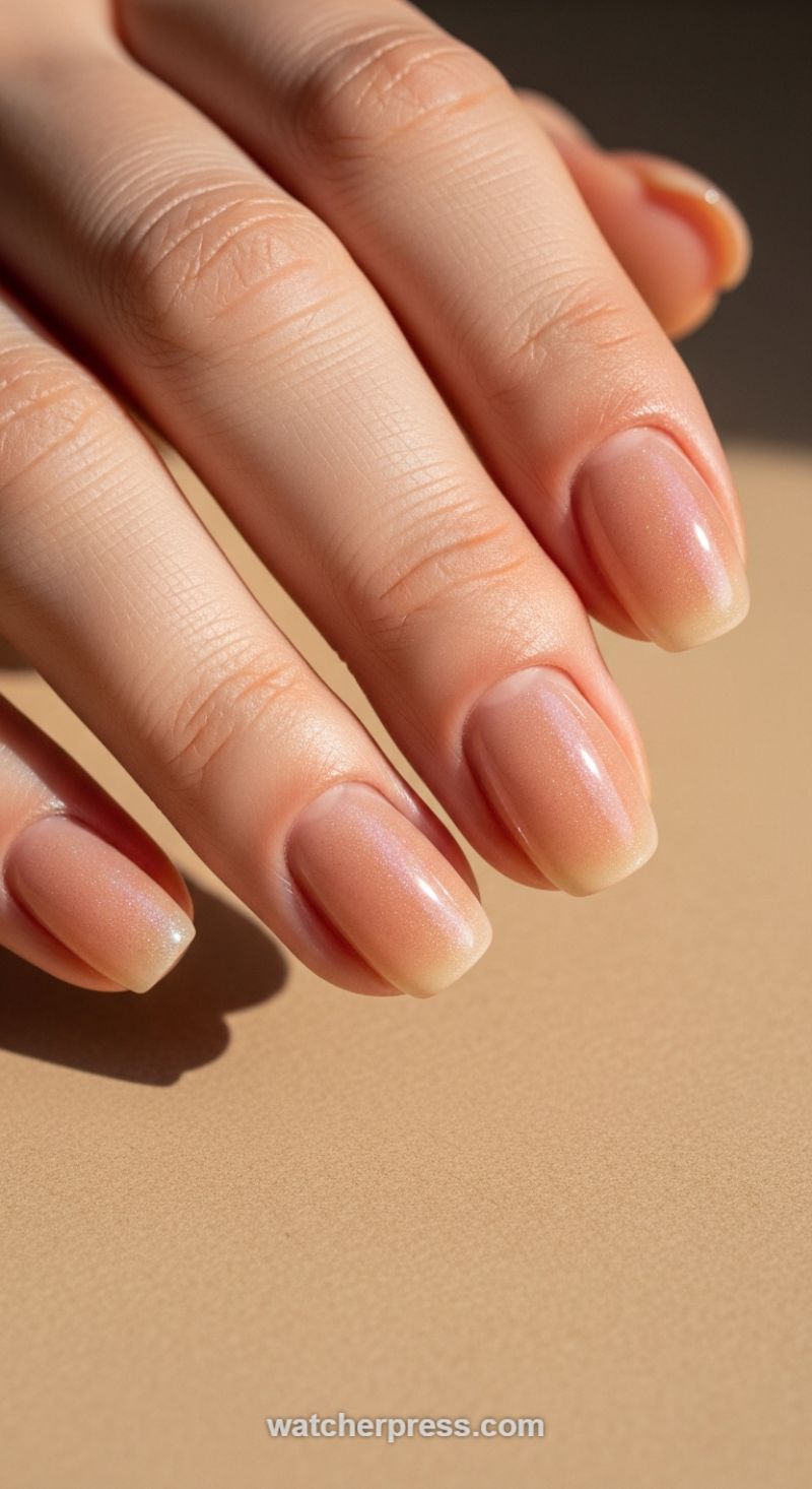 The Subtle Sophistication of Pearlescent Glaze Nails