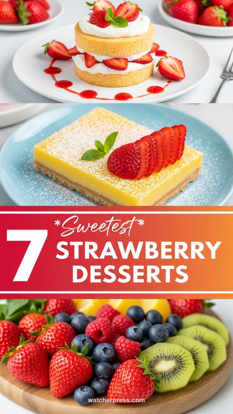 The Sweetest Berry Bliss: 7 Must-Try Strawberry Desserts