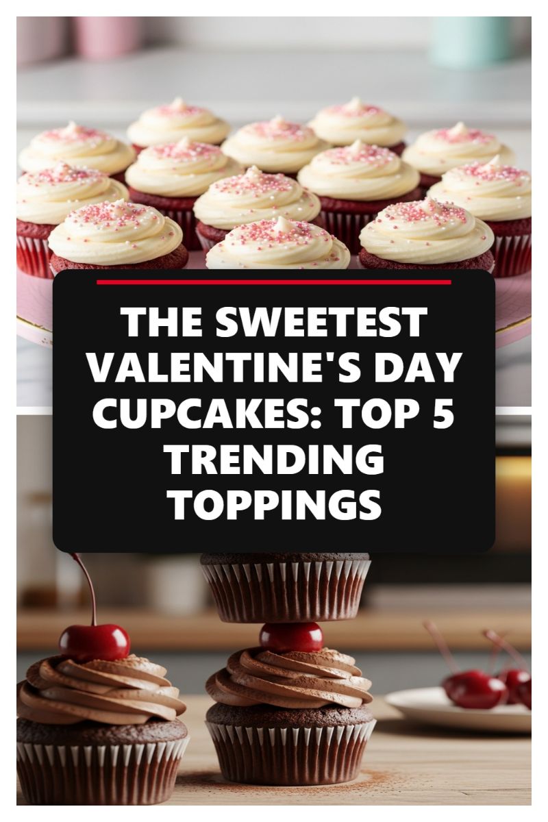 THE SWEETEST VALENTINE'S DAY CUPCAKES: TOP 5 TRENDING TOPPINGS
