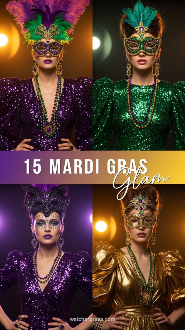 The Ultimate After-Dark Transformation: Regal Sequins and Feathered Accessories