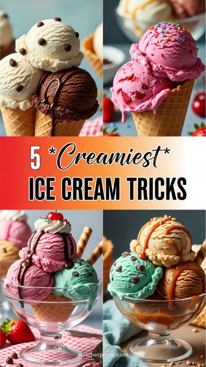The Ultimate Dessert Hack: Creamy Ice Cream Tricks