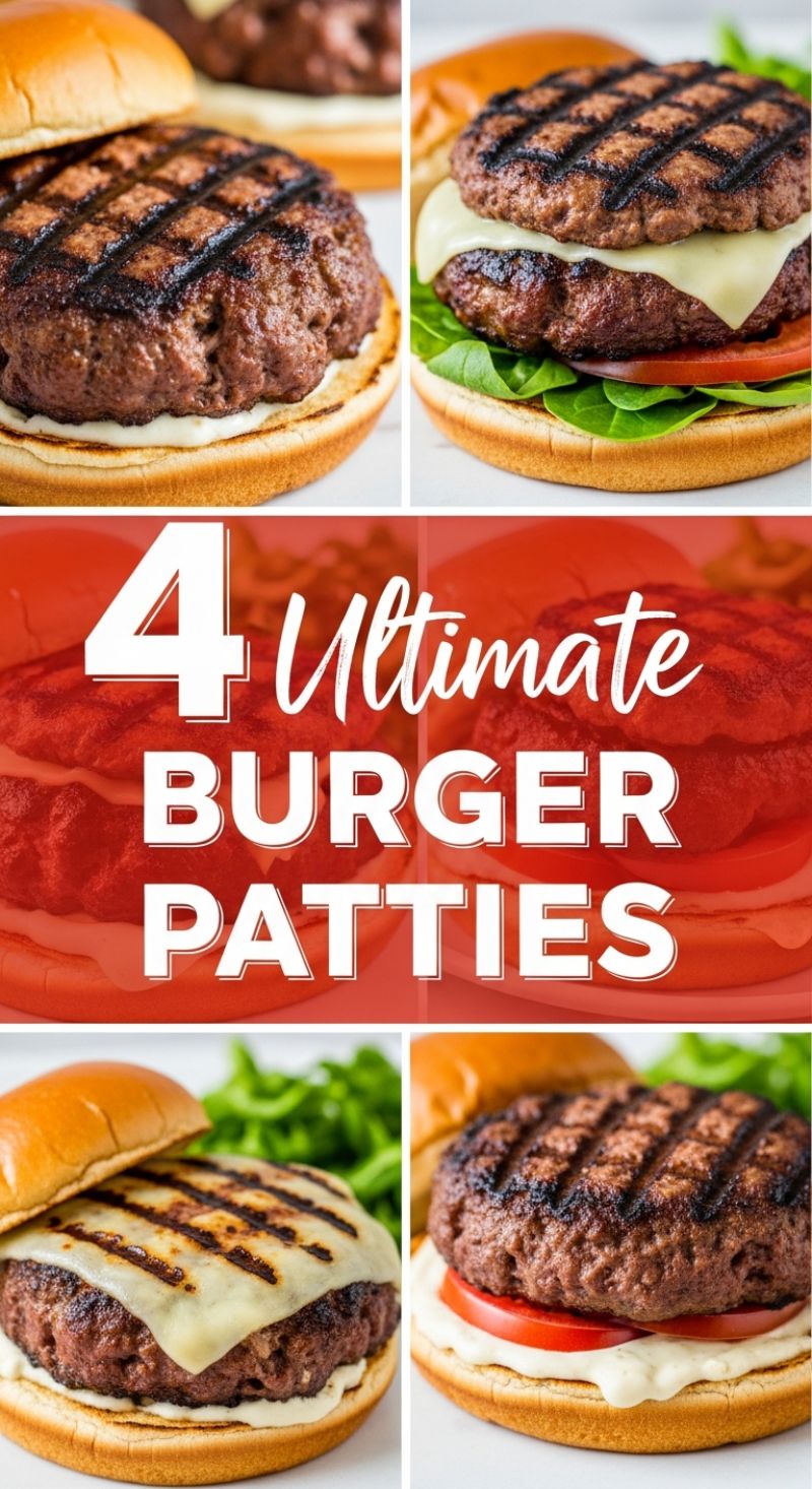 The Ultimate Grilled Burger Patties