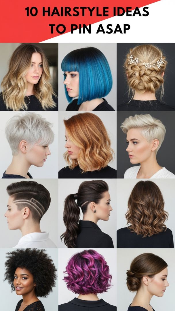 The Ultimate Style Spectrum: 10 Trending Hairstyle Ideas for Every Hair Length and Commitment