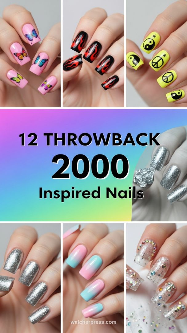 The Versatile Medium Square: Showcasing Maximalist Nail Art and Y2K Style