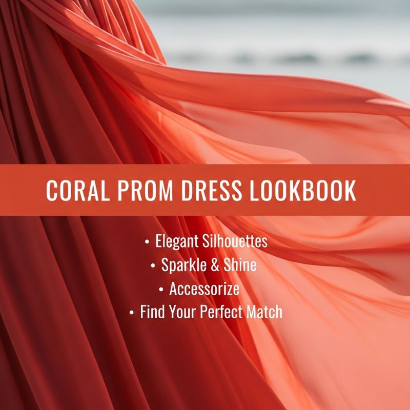 The Vibrant Coral Prom Dress Lookbook: Elegant Silhouettes & Shine