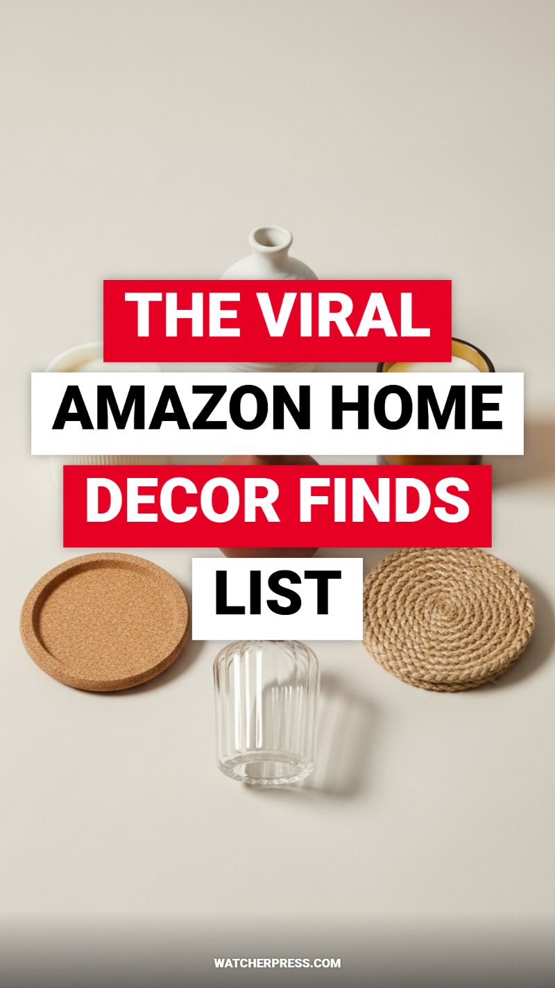 The Viral Amazon Home Decor Finds List