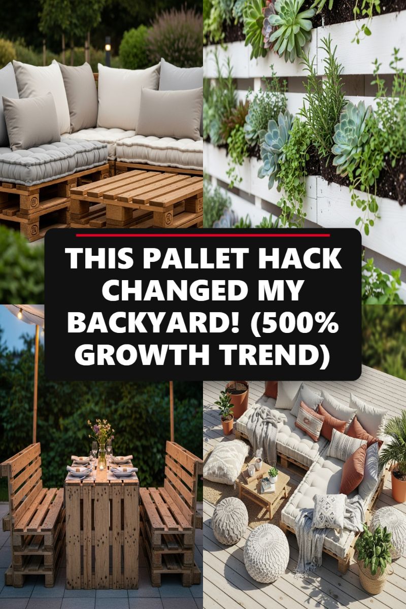 THIS PALLET HACK CHANGED MY BACKYARD! (500% GROWTH TREND)