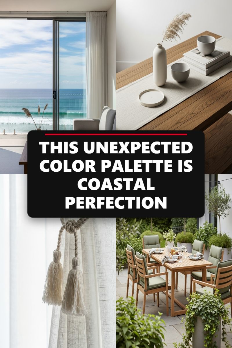 THIS UNEXPECTED COLOR PALETTE IS COASTAL PERFECTION