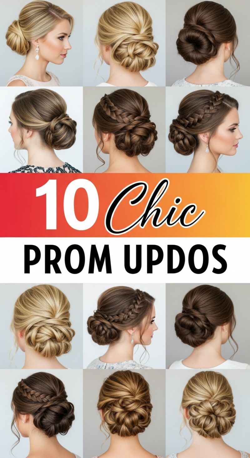 Timeless Allure: Chic Prom Updos